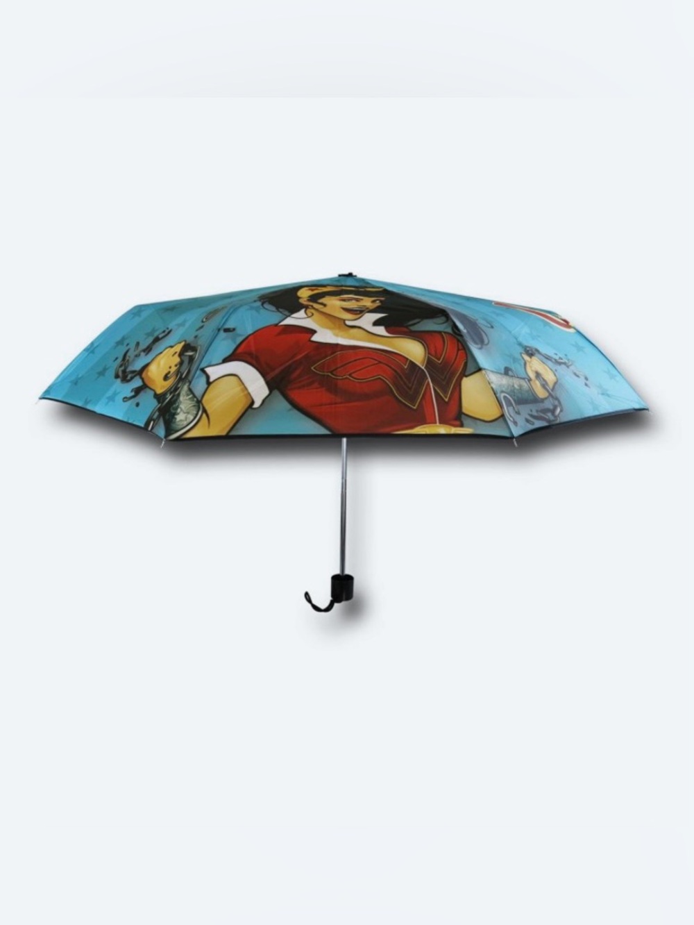 Wonder Woman Bombshell Umbrella DC Comics w/ Illustrated Cover Official Licensed - Picture 4 of 11